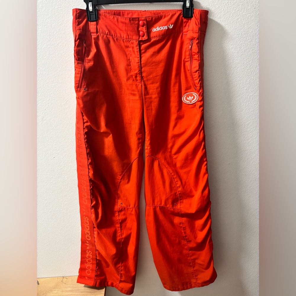 Vintage Adidas SKI Track pants with WHITE embroidery sz 36